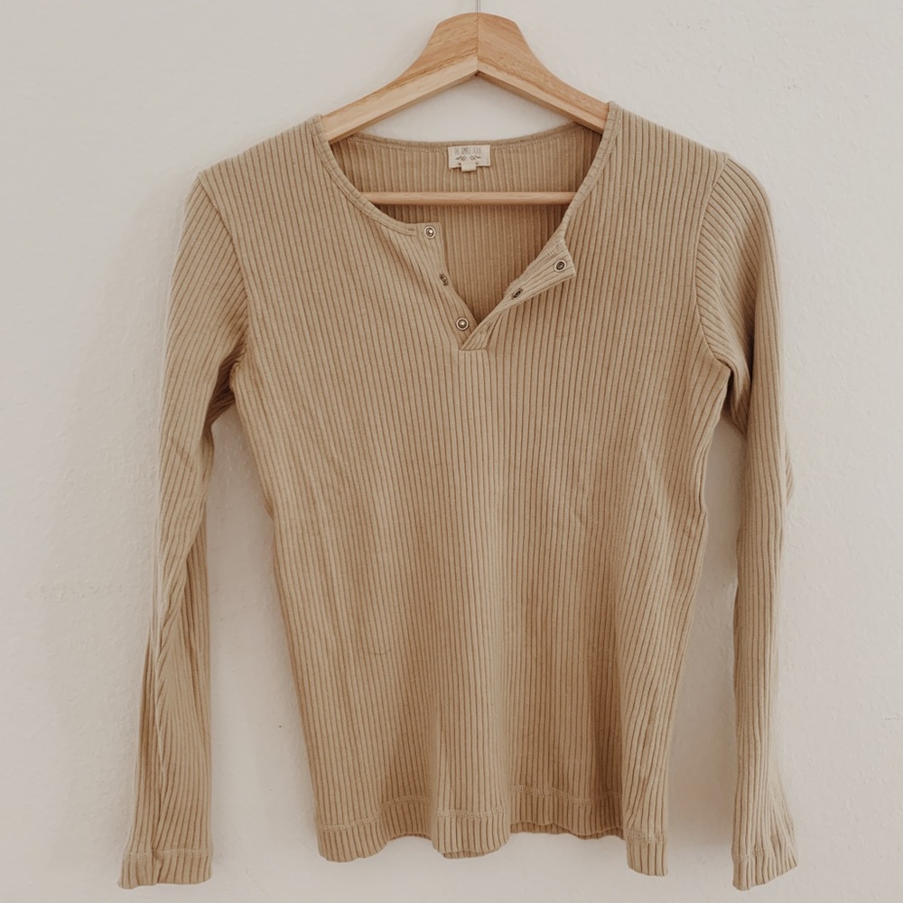 THE SIMPLE FOLK The Ribbed Top Size 6